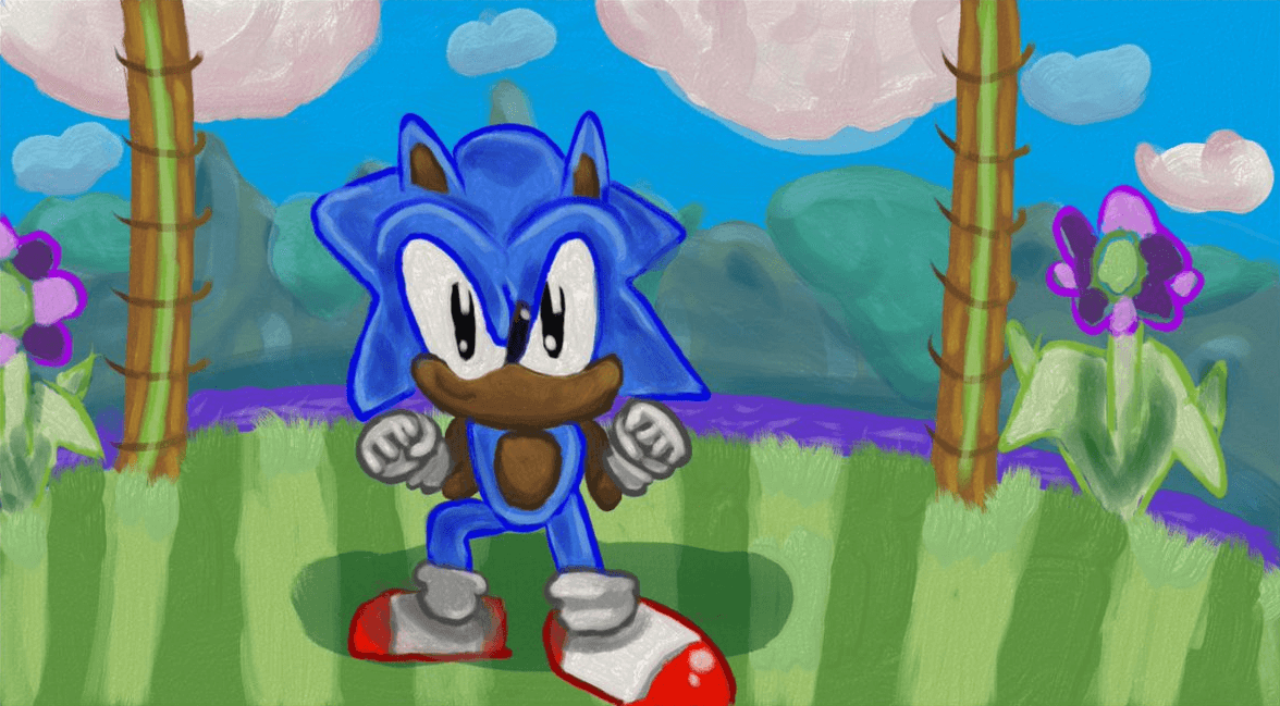Sonic in Green Hill Zone. Click through to its dedicated webpage for a more detailed description.