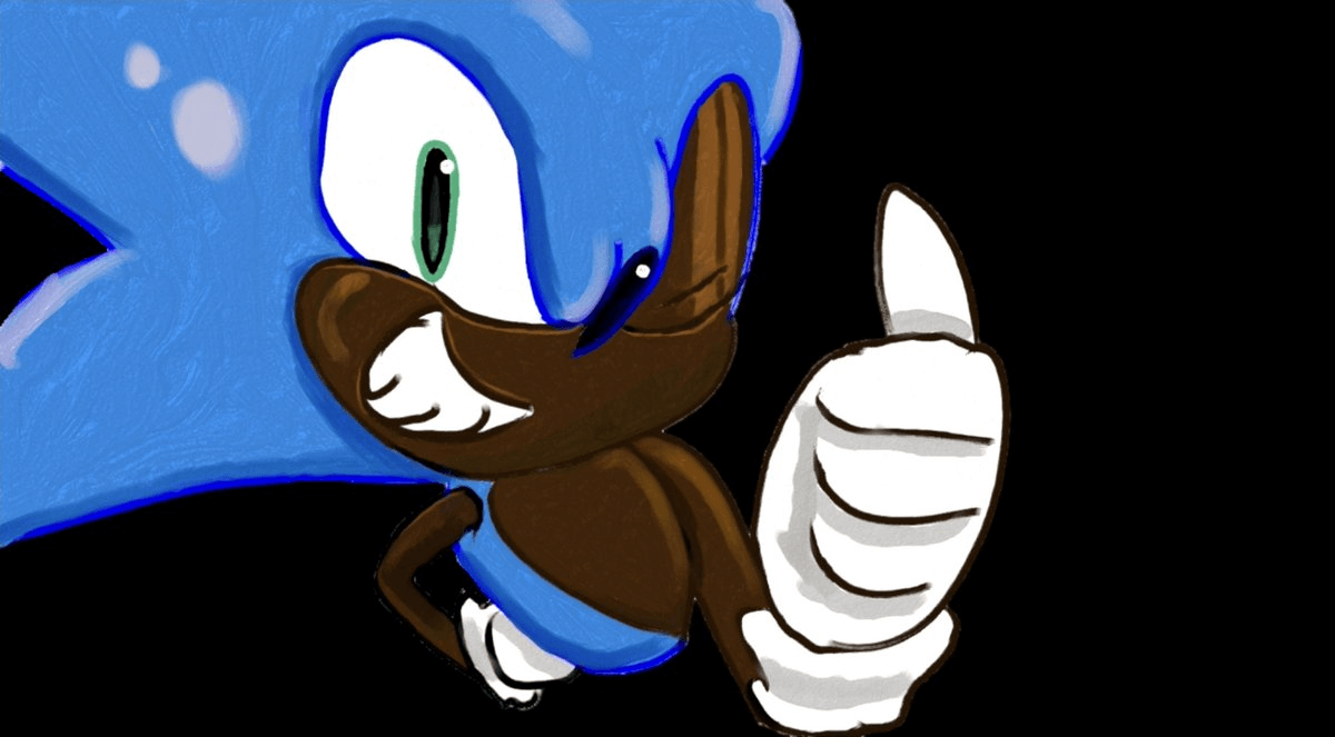 Sonic giving a thumbs-up. Click through to its dedicated webpage for a more detailed description.